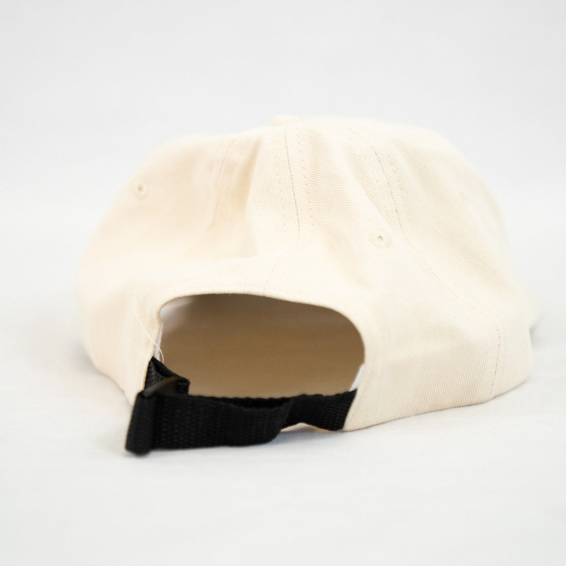 back of cream pickleball hat